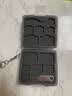 JJC 相机内存卡盒 存储收纳保护 SD CF TF SIM卡 PSV游戏卡 任天堂Switch卡盒 灰 4SIM+4MicroSIM+4NanoSIM 实拍图