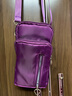途尊手机包女斜挎迷你小包包夏季装手机布袋竖挂脖便携手腕零钱包 XK005紫色大号 实拍图