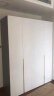 徕伊艾佳 极简亮光衣柜卧室家用组合收纳储物柜小户型经济型板式书桌边柜大衣橱 四门衣柜1.8米 配送安装 实拍图
