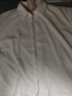 佐优品秋冬季衬衫男薄款痞帅黑色潮流长袖宽松休闲白衬衫冰丝免烫衬衣 白色 L 建议体重115-130斤 实拍图