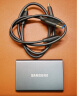 三星（SAMSUNG） 2TB Type-c USB 3.2 移动固态硬盘（PSSD） T7 灰色 NVMe传输速度1050MB/s 超薄时尚 实拍图