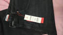 皮尔卡丹（pierre cardin）牛仔裤男直筒休闲商务弹力长裤子水洗潮流22159蓝黑 38 实拍图