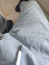 花花公子 秋季松紧腰牛仔裤男春夏季直筒学生港风潮牌ins宽松阔腿9分裤子 白大勾 2XL 【高质量】 实拍图