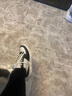 爱步（ECCO）厚底板鞋 百搭牛皮休闲鞋 街头720女鞋209713 黑色/白色35 实拍图