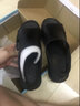 倪莱2025夏季新款凉鞋男款真皮休闲软底防滑沙滩鞋青年潮流罗马凉皮鞋 黑色2020 40 实拍图