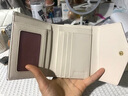 皮尔卡丹包包女包零钱包女士真皮票夹证件卡包短款时尚手拿包送妈妈礼物 米色 实拍图