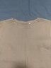 MUJI MUJI 女式 亚麻水洗 七分袖罩衫 T恤 亚麻上衣 BCA25C2S 浅米色 M(160/84A) 实拍图