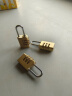 飞球密码锁旅行箱铜挂锁箱包锁柜子锁工具箱黄铜密码挂锁 FQ-330 实拍图
