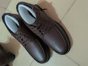 骆驼牌 男士短靴保暖加绒商务休闲皮鞋百搭男士靴子PE12246946棕色42 实拍图