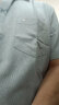 杉杉（FIRS）短袖衬衫男中年商务休闲正装宽松免烫衬衣 TCT4299短袖绿色 40  实拍图