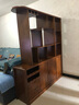 佳瑞福酒柜实木玄关柜客厅隔断柜双面现代中式间厅柜鞋柜进门屏风储物柜 胡桃色 1.7米 实拍图