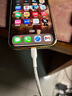 贝尔金（BELKIN）苹果数据线 PD快充 Type-C转Lightning充电线 MFi认证 iPhone手机充电线 2米白色编织 CAA004 实拍图