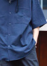 森马（Semir）短袖衬衫男2024夏季肌理感上衣简约纯色男装古巴领潮109324104102 晒单实拍图