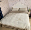 雅鹿雕花牛奶绒床上四件套秋冬季保暖床单被套单人三件套卧室床笠套件 D朱丽叶-桃粉 【保暖不闷 适合裸睡】 1.8m 床单款 四件套-被套200*230cm 实拍图