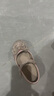 富罗迷女童公主鞋春秋季儿童亮片水晶单鞋演出礼服鞋 珠光肉粉 29  实拍图