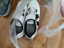 ROGTYO骑行鞋锁鞋男女休闲公路山地自行车单车平底鞋透气骑车骑行装备 公路锁鞋白色+公路锁踏LO.K 44 实拍图