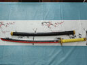 铸剑谷动漫周边鬼灭之刃木刀日轮刀善逸杏寿炭治郎cos玩道具礼物手办1:1 继国缘一+刀架 104厘米长款 实拍图