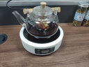 正扬电陶炉煮茶器煮茶壶套装办公透明玻璃茶具泡茶壶烧水电茶炉可保温 春鸣显白900提+6色把+架长琴黑 实拍图