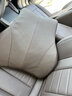 拓比应汽车头枕真皮头枕护颈枕车用头枕腰靠套装记忆棉腰枕车内装饰用品 腰靠（靠垫）【摩卡棕】1个 实拍图