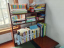 酷林KULIN书架桌上台面小架子学生办公桌面置物架收纳书架 柚木色 实拍图
