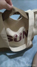 QUEEN TRIP帆布大包斜挎百搭大学生上课单肩包通勤大容量托特包简约手提袋子 SUN米白卡其拼色【有内衬可斜挎 实拍图