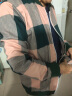 苏洛寻中年母亲装薄款外套2024新款洋气上衣中年老年女装春秋棒球服 绿色格子 3XL 建议120-130斤 实拍图
