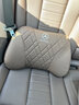 拓比应奔驰坐垫新款E300L/GLC/E级C260L/bA200L腰靠托座垫头枕专用透气 奔驰坐垫1个+腰靠1个【栗棕色】 实拍图