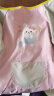 迪士尼（Disney）儿童画画罩衣绘画围裙美术反穿护衣防脏女宝宝幼儿园吃饭围兜 粉色可爱兔 XXL (建议身高125-150) 晒单实拍图