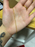 周六福简约水波链锁骨链女黄金项链 计价AA050785 约3.16g 45cm  晒单实拍图