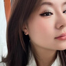 Lnieer黑色方形小耳钉女925银针耳环2025新款精致气质高级感养耳洞耳饰 银色方形耳钉【925银针】 实拍图