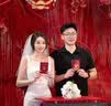 缔晶头纱领证求婚新娘头饰拍照表白登记蓬蓬纱装饰白色头纱儿童头纱 求婚头纱-发夹款 实拍图