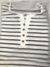 初申夏季短袖T恤女时尚小V领条纹休闲百搭打底上衣S143T1543 XL 晒单实拍图