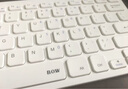 B.O.W HW098A 有线键盘轻音超薄便携 USB办公游戏小键盘 巧克力按键外接键盘鼠标套装无线 2.4G无线键鼠套装-白色【电池版】 实拍图