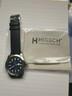 海奕施（HIRSCH）进口橡胶表带柔软耐用比硅胶表带舒适 适用于万国欧米茄50噚浪琴 黑色-针扣：长M码 表耳18mm-表扣16mm 实拍图