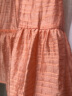 迪赛尼斯（DESIGNICE）小裙子夏季新款法式a字裙女高腰复古连衣裙女 橘色 L 晒单实拍图