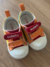 卡特兔童鞋幼儿园室内鞋早秋女童宝宝帆布鞋儿童软底机能鞋男童饼干鞋子 黄红橘 24 内长14.5cm  脚长13.6-14.2 实拍图