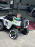 韦尼 坦克300儿童车超大双人座儿童电动车四轮儿童玩具车可坐人 顶配白|12V14A电池+皮座+发泡轮 实拍图