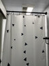 韩娜浴帘环塑料挂钩浴帘挂环窗帘活扣环C型挂勾浴帘杆配件钩子 黑色 C环（12个） 实拍图