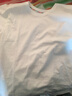 艾罗帝朗纯棉短袖t恤女新款春夏季学生宽松青年百搭学生白T半袖上衣打底衫 纯白 XL 建议115-130斤 实拍图