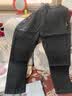 逐梦颜牛仔裤男夏季新款美式复古潮流休闲松紧腰弹力小脚裤百搭男士长裤 灰色433单件 XL 实拍图