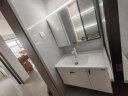心海伽蓝（SHKL）美妆浴室柜智能卫生间陶瓷盆洗手盆洗漱台组合 4473-90cm 晒单实拍图