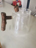 极简造物木把玻璃茶壶过滤泡茶壶茶水分离功夫茶具家用电陶炉煮茶器红茶壶 600mL壶【树枝把】+4杯 实拍图