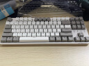 DURGOD 杜伽87/104键笔记本电脑PBT键帽机械键盘全键无冲（办公游戏电竞吃鸡键盘） TAURUS K320天然白 樱桃轴 无光 静音红轴 实拍图