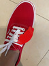 VANS范斯官方 经典款Authentic正红色经典个性帆布鞋低帮 红色 41 实拍图