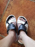LINROD 凉鞋男士外穿潮流运动休闲开车凉拖沙滩两用拖鞋2024加大4546码 黑色 41 -42 实拍图