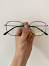 蔡司（ZEISS）镜片近视眼镜框男超轻纯钛方框近视镜架女防蓝光辐射可配度数散光 银色-大框 配1.67防蓝光镜片(0-800度) 实拍图