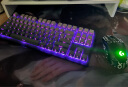 腹灵MK870 蓝牙/2.4G/有线三模客制化机械键盘侧刻键盘全键热插拔DIY定制键盘RGB灯光黑莓/紫气东来 三模无线-黑曜石套件-墨影侧刻键帽 TTC快银V2 晒单实拍图