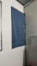 沫梵（M.fan）窗帘免打孔魔术贴遮光布简易卧室飘窗出租房小短遮阳布 深海蓝（双面尼款） 宽1.1X高1.5米 1片装 魔术贴式 实拍图