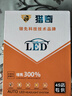 猎灿h4远近一体led大灯自带透镜双光超亮汽车灯泡货车24V12v通用激光  12VH4双光透镜 远近光白光LED大灯 单支价 H4 实拍图