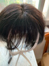 佰丝堂假发女长发全真发发片刘海补发块头顶遮白发轻薄增加发量真人发丝 黑色13*13仿肤递针 25cm 法式刘海 实拍图